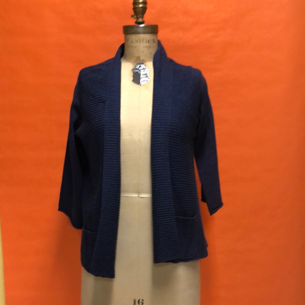 Damask Long Sleeve Cardigan Sweater